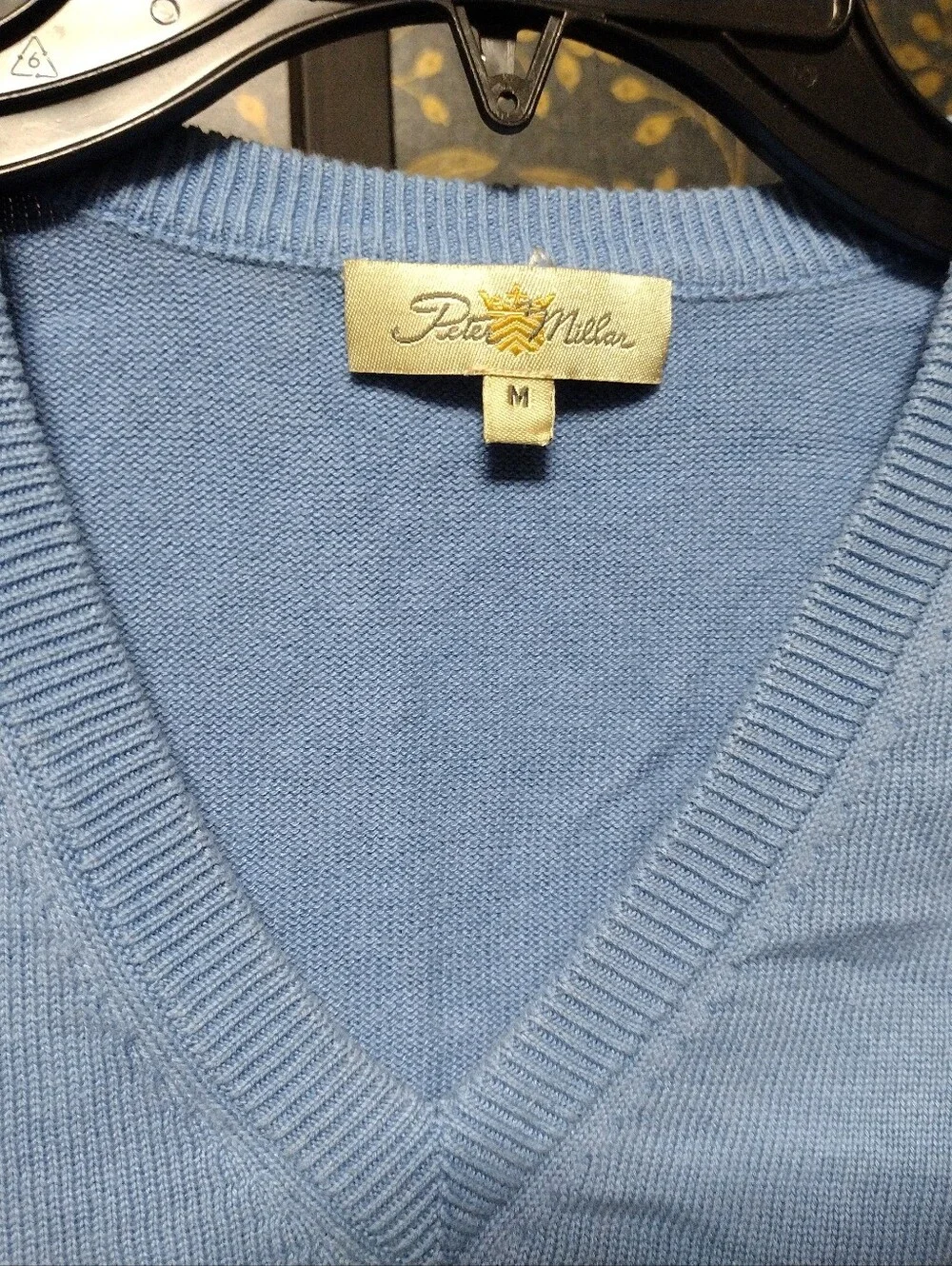 Peter Millar Light Blue V-Neck Knit Vest